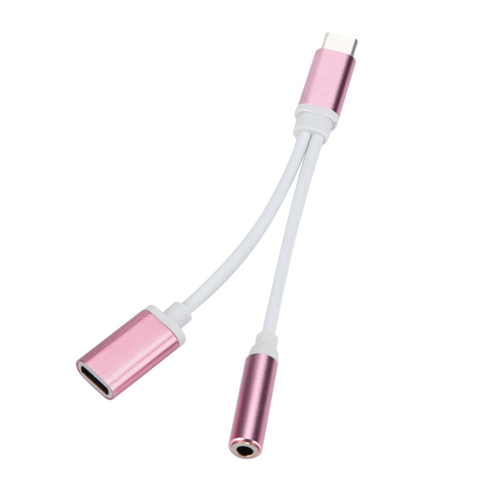 Voss Usb Type-C To 3.5Mm Jack Aux Headphone Audio Splitter Converter Adapter Cable 9340258937859