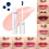 Χρώμα χειλιών Peel-off Lip Tattoo Αδιάβροχο Μακράς Διάρκειας - 07#Charming(toffee rose) 4ML 4