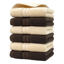 Lot de 6 serviettes de toilette turques 100 % coton, microfibre absorbante 400 g/m² à séchage rapide, 33,8 x 73,7 cm, idéales pour la plage, la