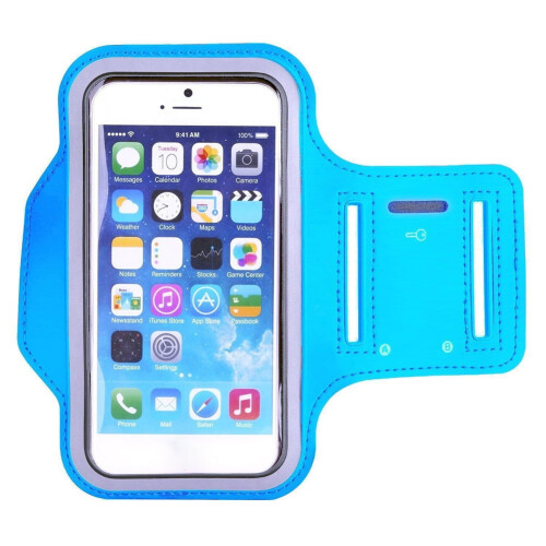 Capa de celular LIMEI de 6 polegadas com braçadeira, porta-chaves e compartimento para cartões, compatível com iPhone 13/12/11/XG e Galaxy S20, 1