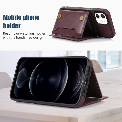 Πορτοφόλι Feishell Crossbody για συμβατότητα με iPhone11, Θήκη RFID Blocking Bling Flip με λουράκι, 2