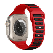 Silikónový remienok pre Apple Watch 9/8/7/Ultra S10 42/44/45/46/49MM, vodeodolný a odolný voči potu, nastaviteľný športový remienok,