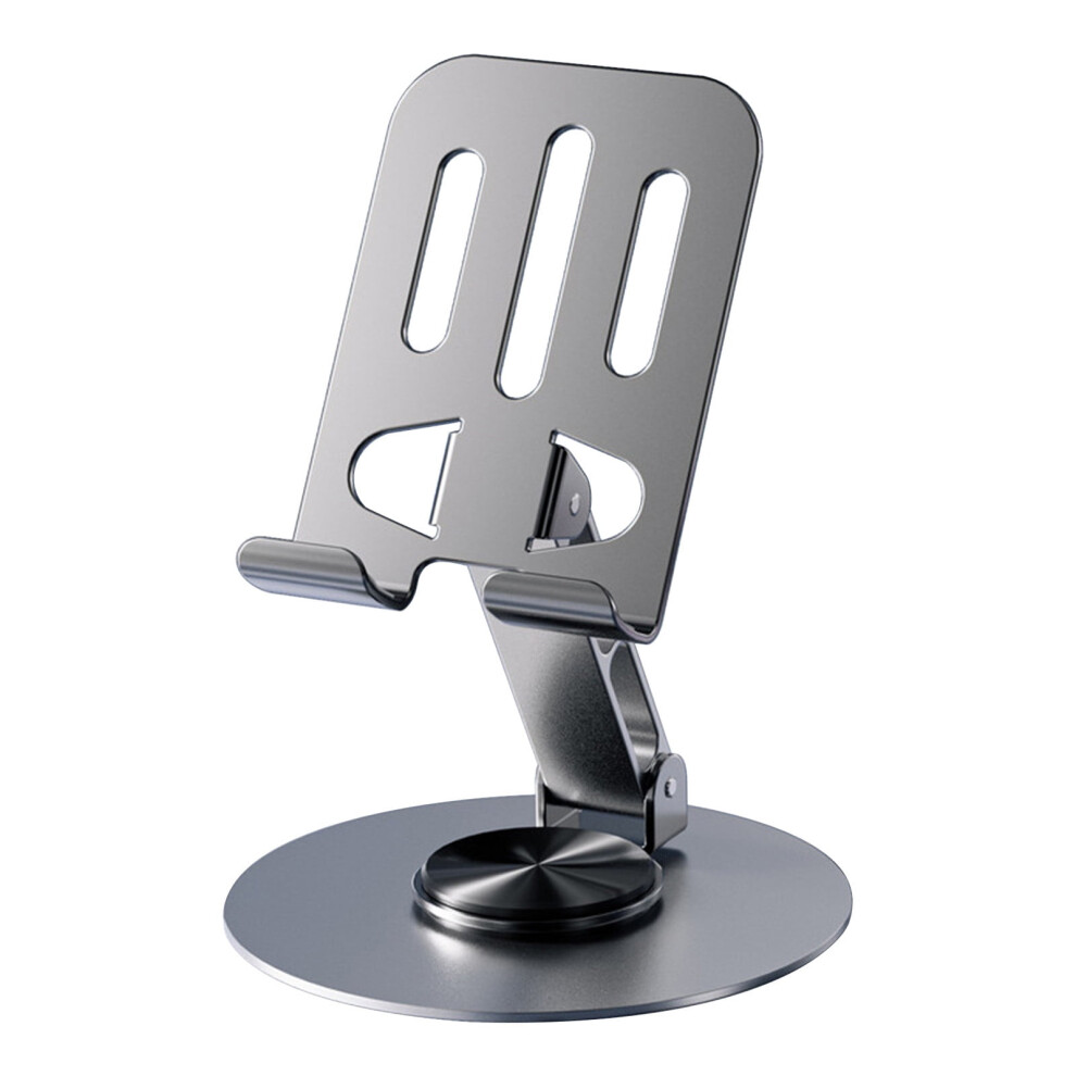 Cailmei Metal Mobile Phone With 360 Rotation Folding Lazy Person Tablet Desktop Silver 9423501385239