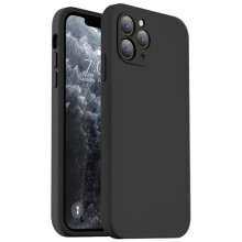 Ag luí le Cás Dubh Neamhlonrach iPhone11Pro - Cosaint Cheamara Breise ag luí le iPhone11Pro