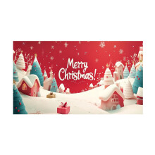 Julebanner til garageport, 7x8 fod, glædelig jul, snemand, rødt lastbiltrædesign, juledekoration, kompatibel med garageporte