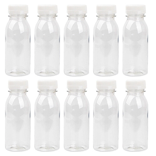 Eease12 st 200 ml PET-juiceflaskor med manipuleringsförsegling