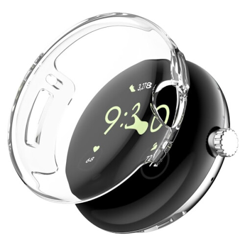 Capa de TPU transparente com cobertura total para Google Pixel Watch2