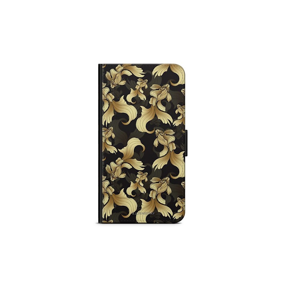 Bjornberry Wallet Case Compatible With Oneplus Nord - Fish Golden 9423501386274