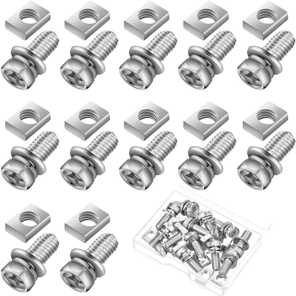 24 Pack Motorcycle Battery Terminal Nuts And Bolt Kit - Stainless Steel 9423501384676