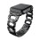 Μεταλλικό βραχιόλι με στρας συμβατό με Apple Watch με Apple Watch Series10 46mm μαύρο 1