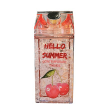 Offres d'été pour la maison ! Bouteille de lait Zeceouar transparente en plastique transparent, portable