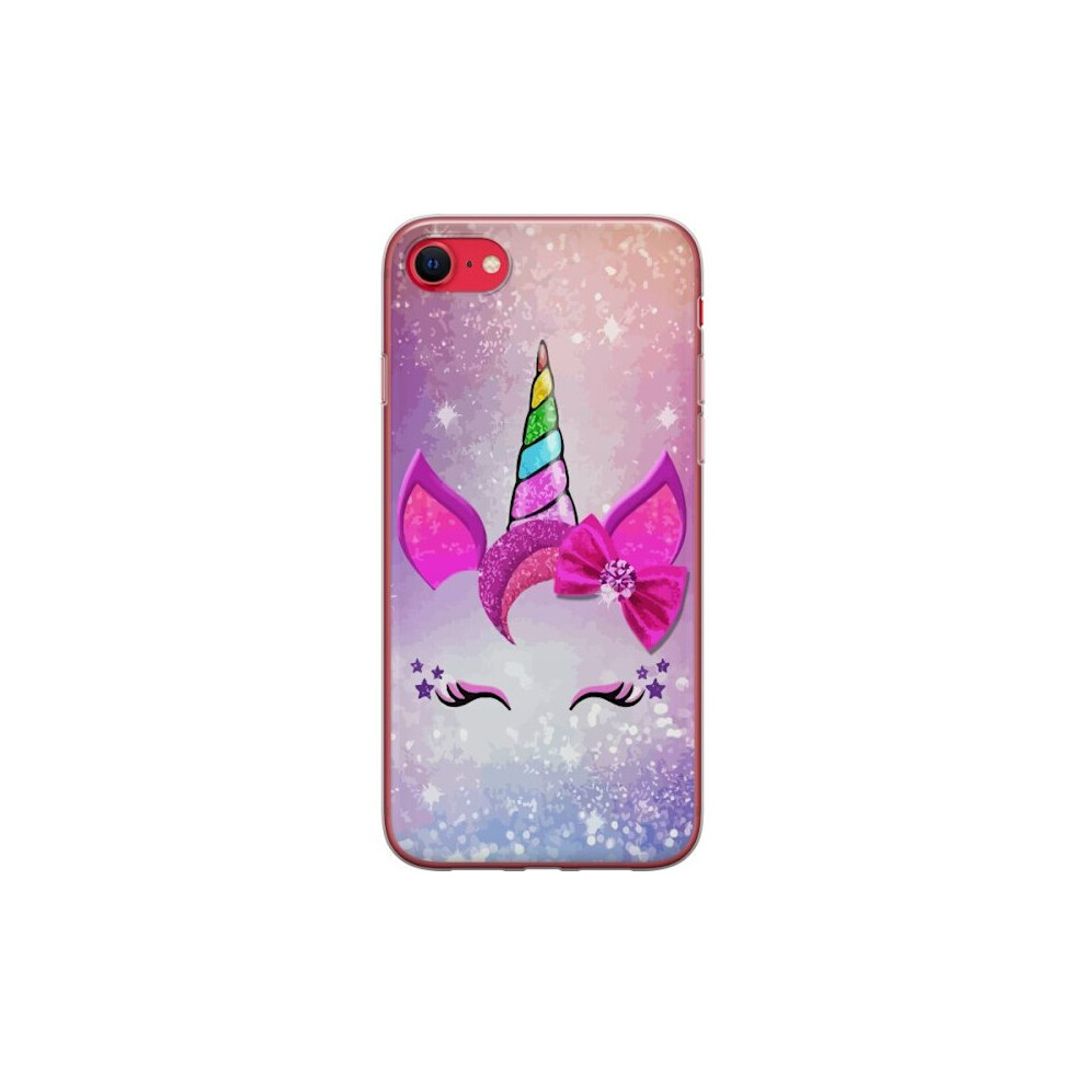 Compatible With Apple Compatible With Iphone Se (2020) Transparent Case Unicorn 9423501386588