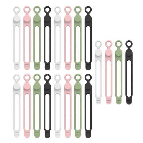 Winder Cord Ties Organizer Σιλικόνης για Καλώδια, Ακουστικά για Διαχείριση Καλωδίων