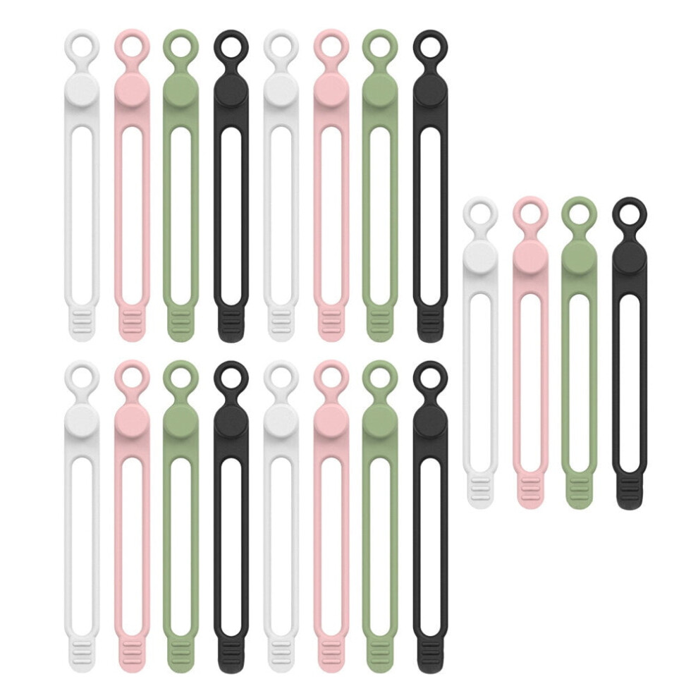 Winder Cord Ties Organizer Silicone Wire Organizers For Cords Kitchen Cable Management Headphone 20 Pcs 9423501387059