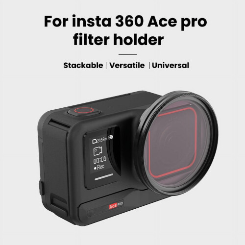 Filterhållare, skyddsram i metall för Insta360Ace Pro/ACE 2