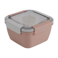 Leichte, japanische Lunchbox mit zwei Fächern, versiegelt, für Kinder und Büroangestellte, mikrowellengeeignet