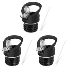 Lot de 3 bouchons Ă paille pour gourdes isothermes de sport Kanteen et bouteilles sous vide