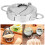Leylor Dumpling Maker-Household304Rustfrit Stål Manuel Dumpling Dej Presser Maker Forme Sæt Køkkenredskaber 6