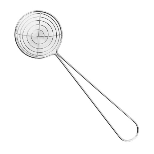 1 Stück Edelstahl-Schöpfkelle mit langem Griff