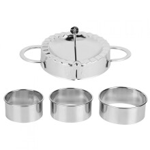 Leylor Dumpling Maker-Household304Nerezová ocel Ruční lis na těsto na knedlíky Formy na knedlíky Sada kuchyňského náčiní