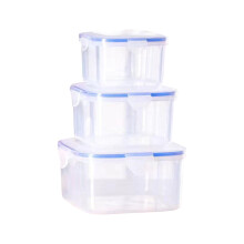 Fournitures scolaires Tahtuvzn : Boîte de conservation en plastique pour micro-ondes, boîte à lunch pour réfrigérateur, boîte de rangement