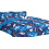 SAMIMPORT-2011 Kinder-Bettwäscheset, 6-teilig, Einzelbettgröße, Raketenmuster, 100 % Mikrofaser-Polyester 2