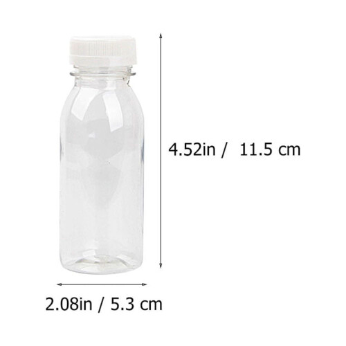 Eease12 st 200 ml PET-juiceflaskor med manipuleringsförsegling 2