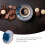 1Pc Agate Stone Coaster Geometric Round Creative Mug Pad Heat Insulation Coaster 2