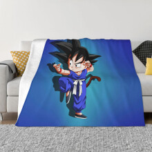 Couverture imprimée Dragon Ball Z, douce et moelleuse, idéale pour la literie, les cadeaux d'anime pour filles, enfants et adultes, toutes saisons