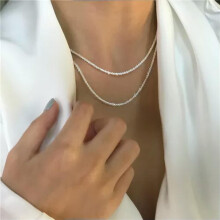 RSAMD Ins Style Beliebte schlichte funkelnde Anhänger-Schlüsselbeinkette Braceljo-A6