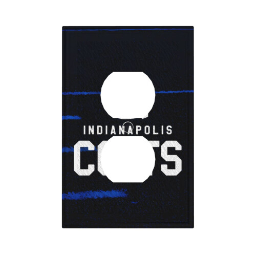 Colts Lichtschalter, einzelnes Leder-Römisch-Rahmen-Schalterpanel, Wandpanel, einzelner Doppel-/Zuglichtschalter