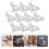 10pcs Sturdy Stainless Steel Nut Sheller Compact Macadamia Walnut Opener Mini Nut Crackers Tool 6