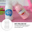 Eease12 st 200 ml PET-juiceflaskor med manipuleringsförsegling 4