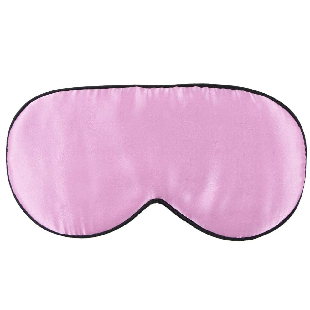 Light Sleep Eye Mask 100% Mulberry Silk Blocking Adjustable Strap For Travel Sleeping