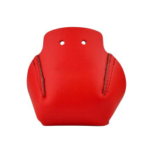 Skate Toe Guards PU Leather WearResistant Protective Caps for Outdoor Roller Skating Red