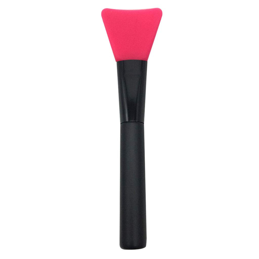 Facial Mask Brush with Soft Silicone Head and Wooden Handle for Precise Skincare Application