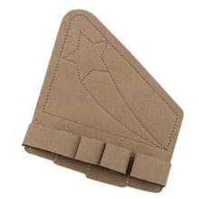 Gym Gloves with Enhanced Grip Control, Breathable Leather Four Finger Protection for Fitness Training, Brown Right