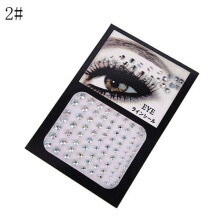 Eye Makeup Stickers with Reusable Crystal Gems for Festival Eye Decoration and Quick Glam