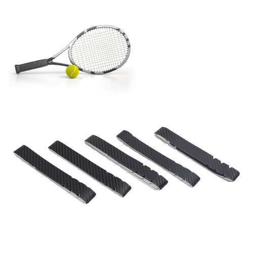 5PCS Pickleball Paddle Edge Tape 21mm PU Serrated Frame Protector