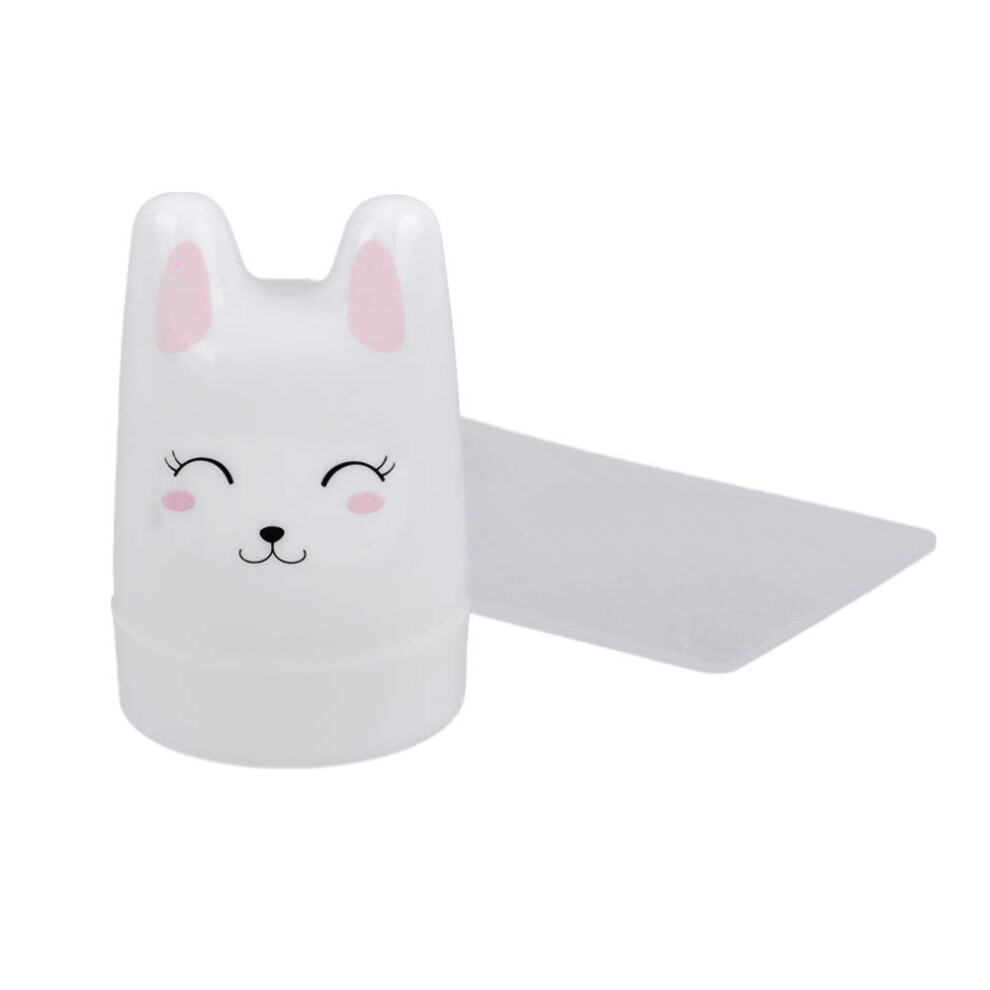 Nail Art Stamper with Scraper, Soft Silicone Cartoon Rabbit for DIY Manicure Precise Transfer