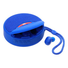 EQWLJWE Mini Trådløs Bluetooth Højttaler Trådløse Høretelefoner To-i-en Stereo Håndfri Ørepropper Bluetooth Headset Ferieudsalg