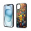 Capa para iPhone 15 compatível com Pikachu, capa de vidro macio para celular com câmera dupla compatível com iPhone 15 Plus. 2