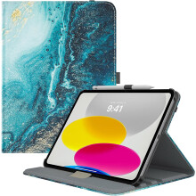 Capa giratória compatível com iPad de 10ª geração (2022), compatível com iPad de 10,9 polegadas, capa com suporte inteligente giratório de