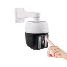 Câmera falsa de segurança com sensor de presença, alimentada por energia solar, com LED piscante, ideal para uso externo em jardins e