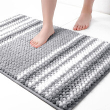 Tappeti da bagno di lusso Gnobogi, morbidi e assorbenti in microfibra, tappeti sagomati per WC, antiscivolo, in peluche, per il bagno, in offerta.