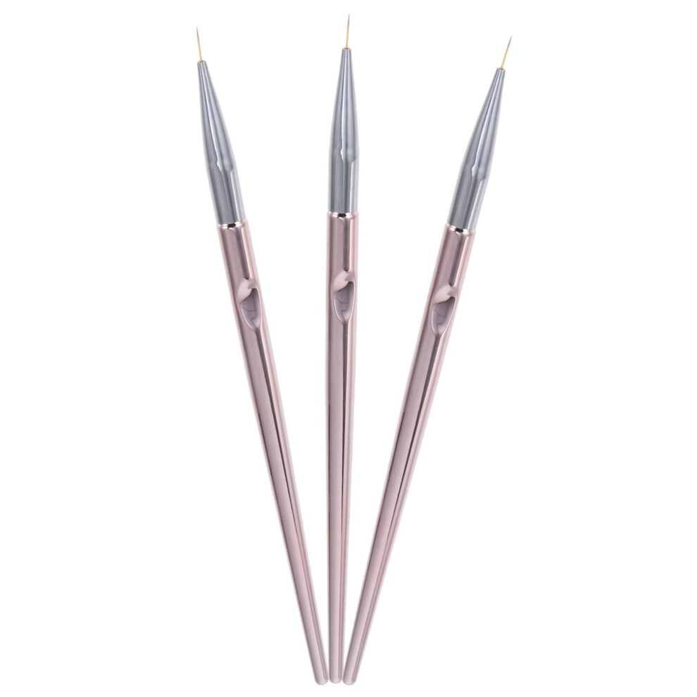 Nail Art Brush Set with Precise Liner Tips for Gel Polish Manicure and Fine Detail Painting