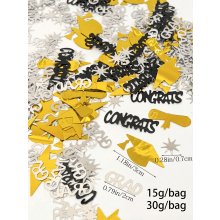 15/30g2024 Afstudeerfeestconfetti Afstudeerfeestdecoratie PVC feestartikelen