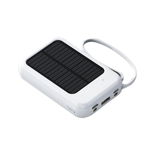 Ηλιακός φορτιστής Quinlirra 20000mAh με καλώδιο, φορητή τράπεζα τροφοδοσίας για υπαίθρια 1