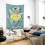 Squirtle Tapestry Μεγάλο Banner Κρεμαστό Τοίχο Ταπισερί Αισθητική Αφίσα Καλλιτεχνικό Φόντο 2