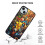 Capa para iPhone 15 compatível com Pikachu, capa de vidro macio para celular com câmera dupla compatível com iPhone 15 Plus. 5